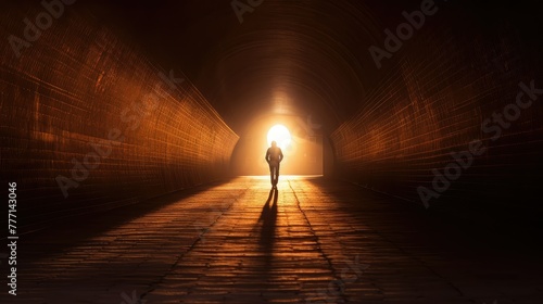 faith light at the end of tunnel photo