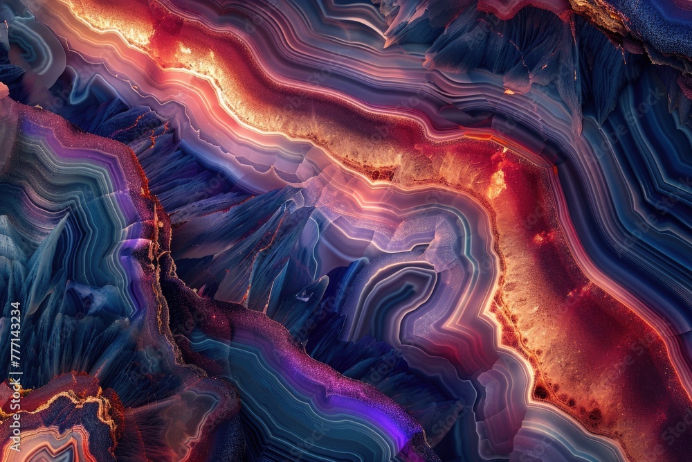 Obraz premium Gradient surface of agate rock