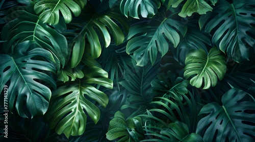 Tropical Paradise A Lush Green Jungle Generative AI