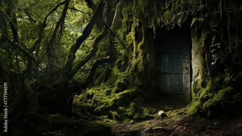forest dark doorway