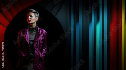 bold cool dark background © vectorwin