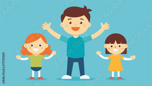 A child showcasing their talents to their siblings hoping to gain their attention and approval.