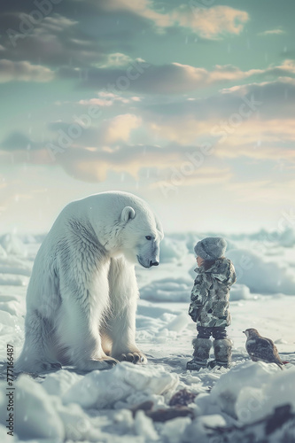 Child s Encounter with a Polar Bear