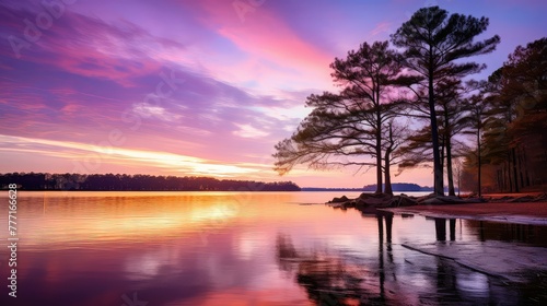 tranquil purple calm photo