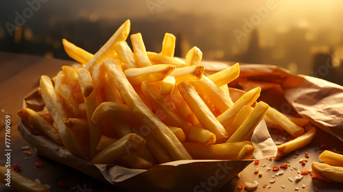 French fries advertising photo