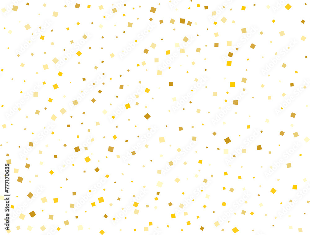 Gold Paper Squares Confetti Gold Paper Squares Confetti