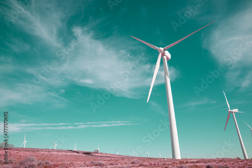 Wind turbine generators for susainable electricity production © WINDCOLORS