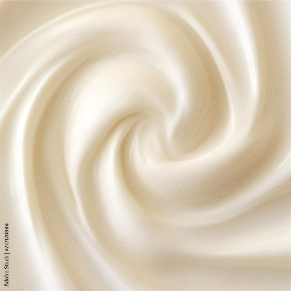 Creamy cream swirl background. Abstract cream texture. Creamy cream swirl background. Abstract cream texture.