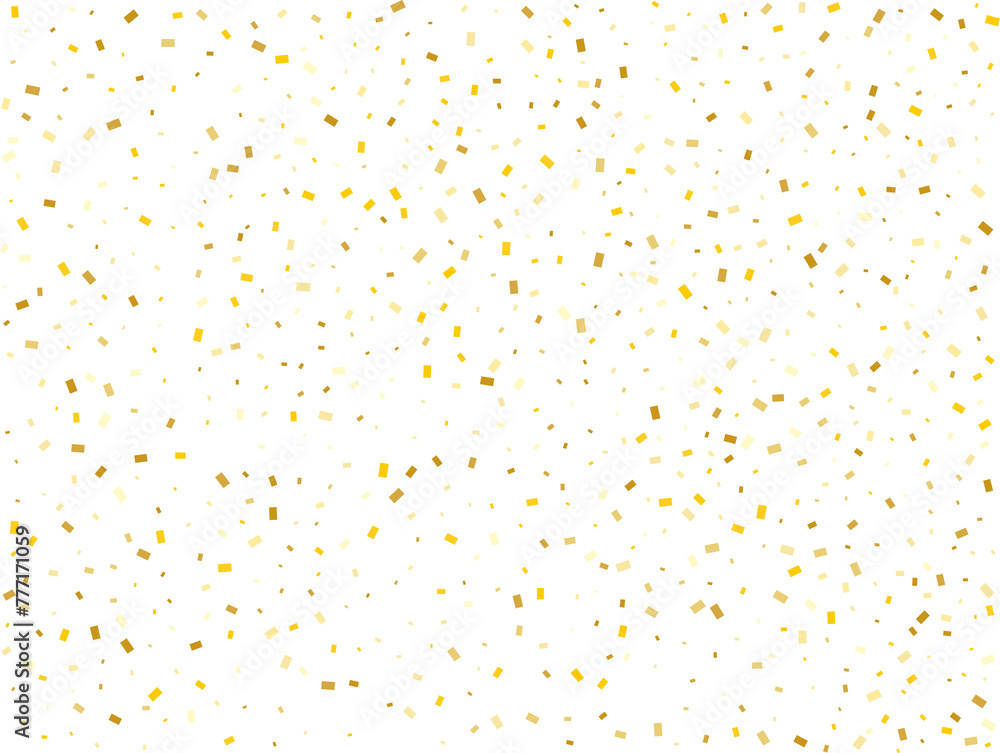 Gender Neutral Golden Rectangular Confetti Gender Neutral Golden Rectangular Confetti
