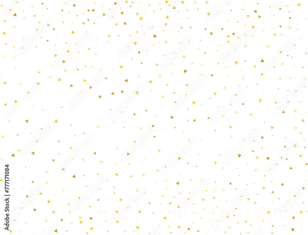 Yellow Triangle Confetti