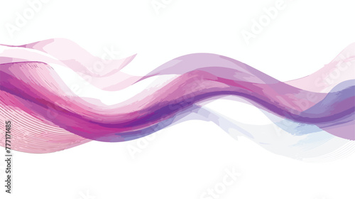 Colorful smooth light lines background. Pink purple co