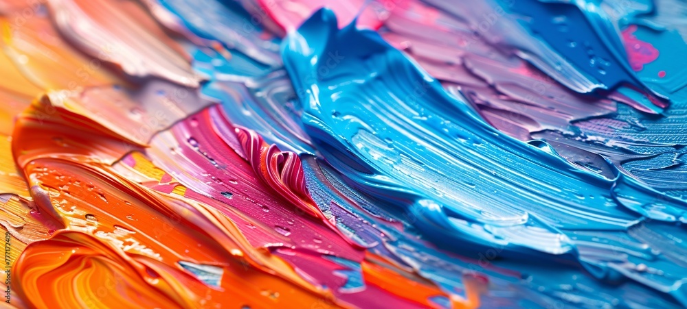 Vibrant Palette A Colorful Journey Through Art Generative AI