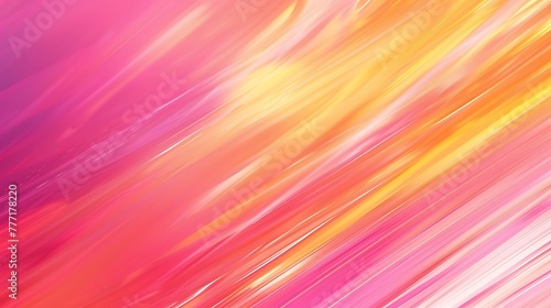 Pink Orange and Yellow Gradient Defocused Blurred Motion Abstract Background