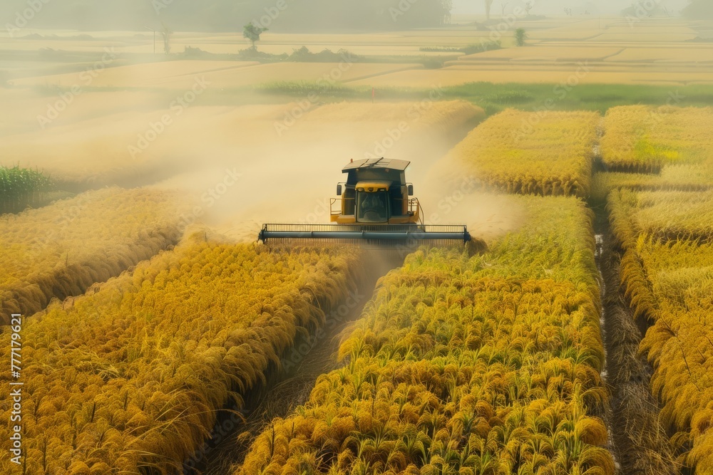 Fototapeta premium Agriculture Paddy