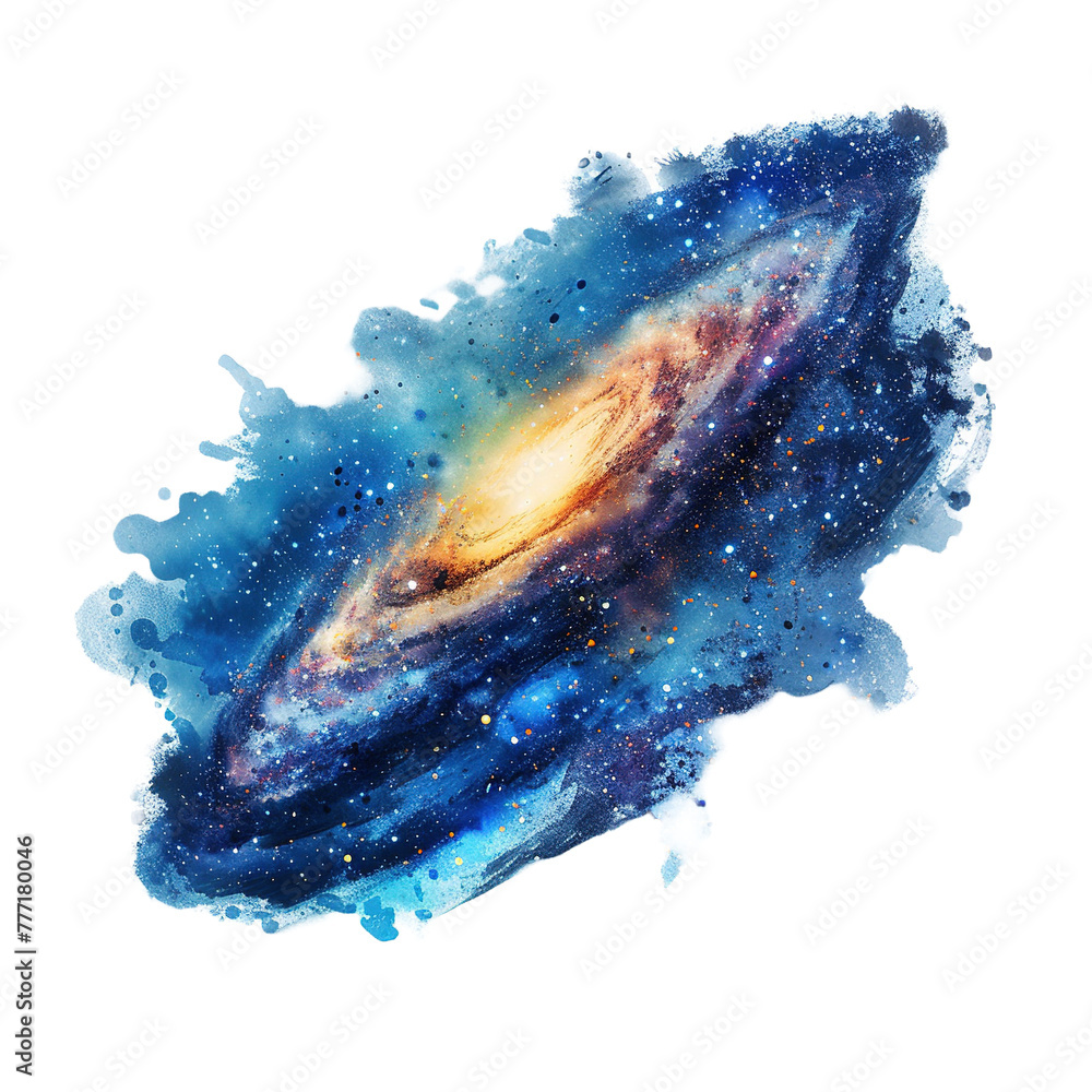 A galaxy on white background,png A galaxy on white background,png