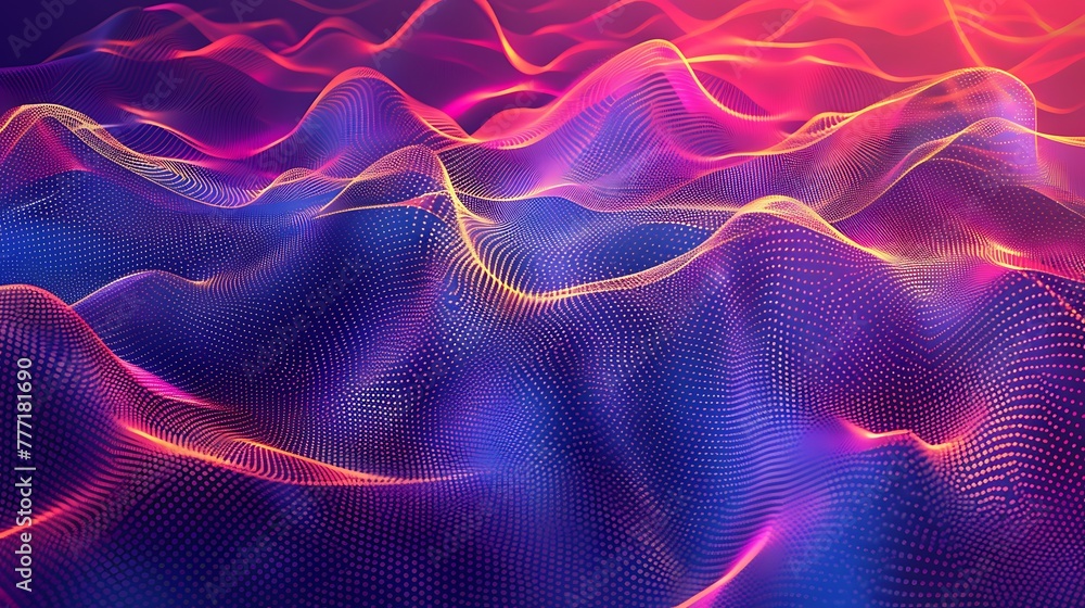 abstract vibrant mesh background