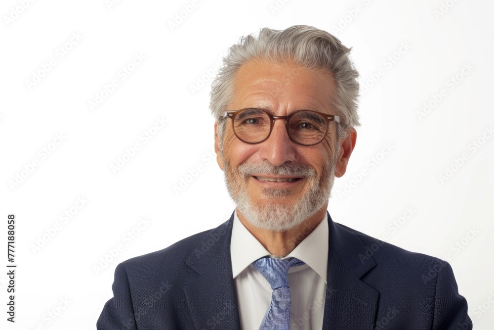 Senior businessman looking at camera with a bright smile isolated on white background businessman Senior businessman looking at camera with a bright smile isolated on white background businessman