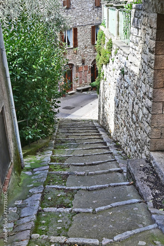 Corciano  vicoli  strade  case del vecchio borgo - Perugia  Umbria