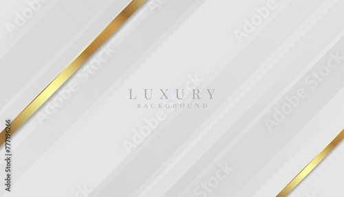 Luxurious white background with sparkling gold and glitter. modern elegant abstract background