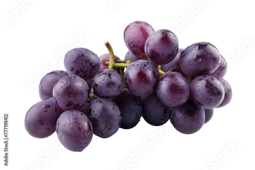 Fruitful Harvest Grapes isolated on transparent background