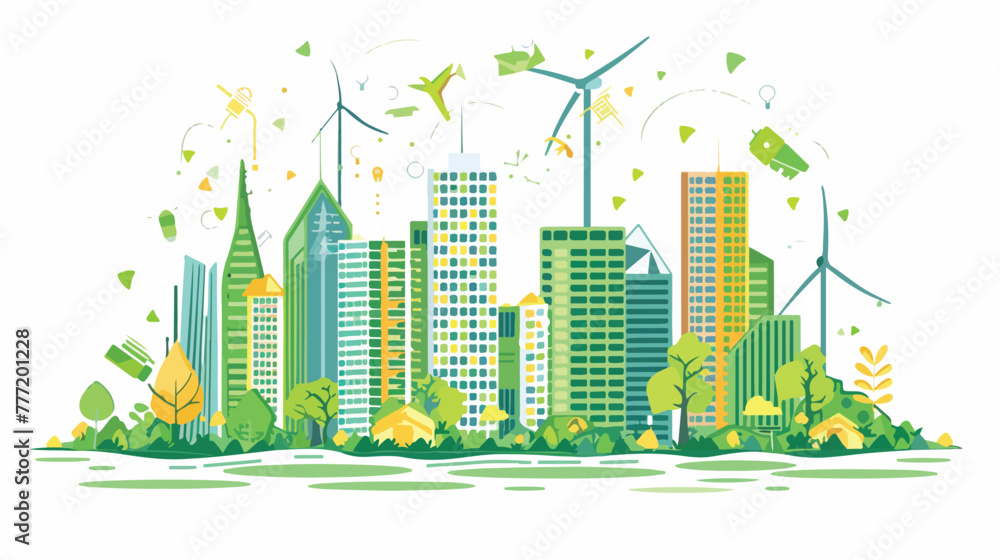 Sustainable buildings and a connected world Smart city