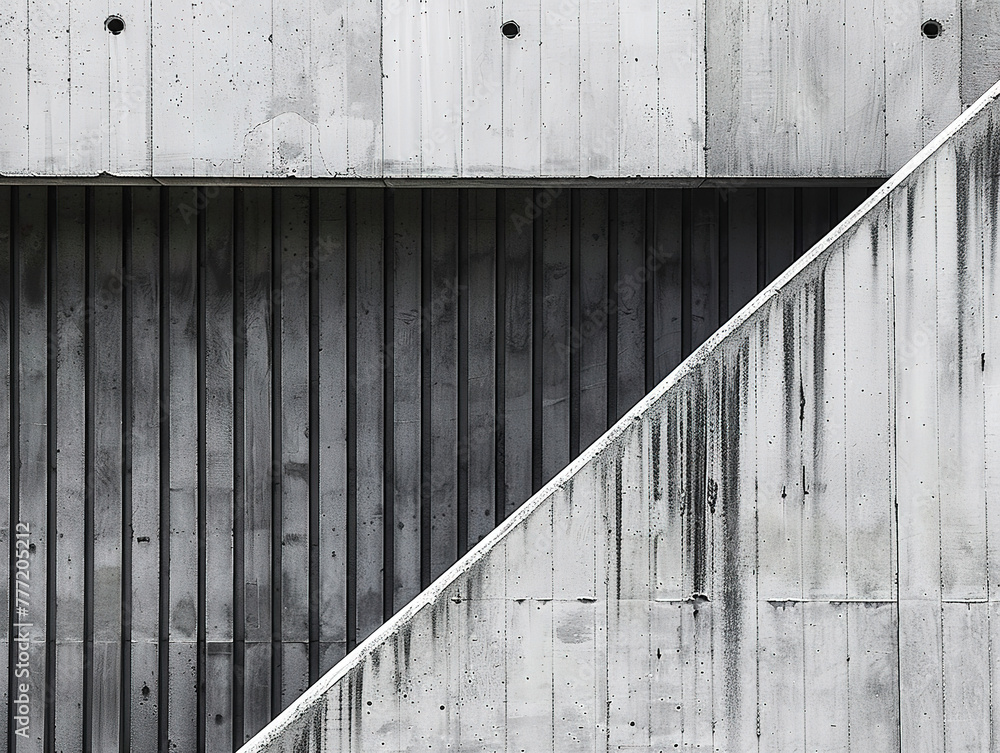 geometric architectural lines of an industrial building, with empty copy space geometric architectural lines of an industrial building, with empty copy space