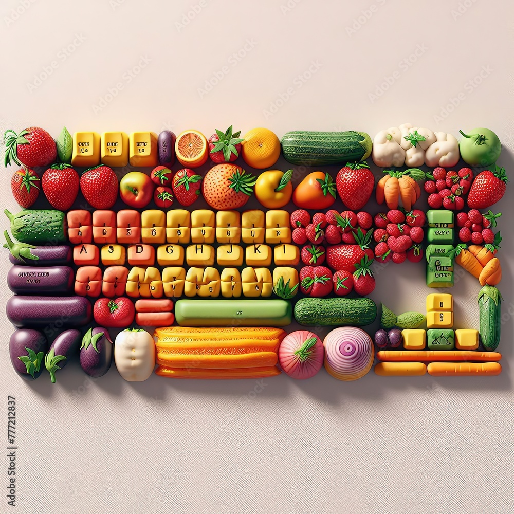 fruit keyboard