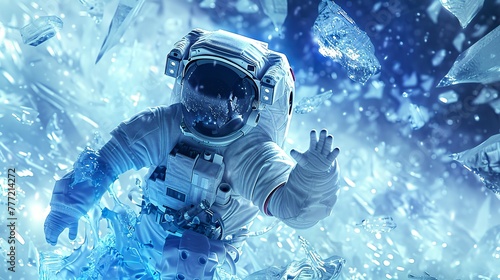 astronaut frozen © Pter