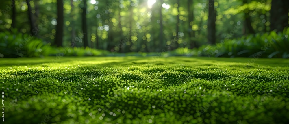 The Woodland Floor Adorned with a Lush Moss Carpet. Concept Nature, Forest Floor, Woods, Moss, Greenery The Woodland Floor Adorned with a Lush Moss Carpet. Concept Nature, Forest Floor, Woods, Moss, Greenery