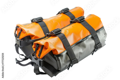 Waterproof Pannier Bags isolated on transparent background