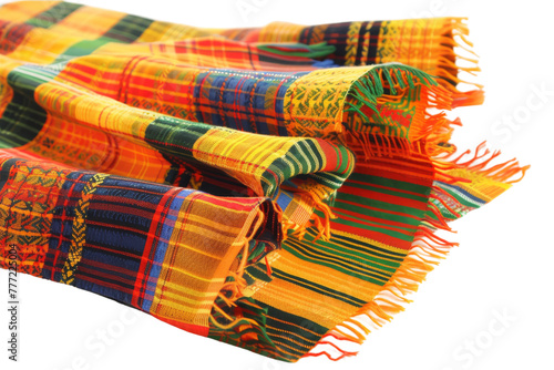 Kente Cloth Overview isolated on transparent background