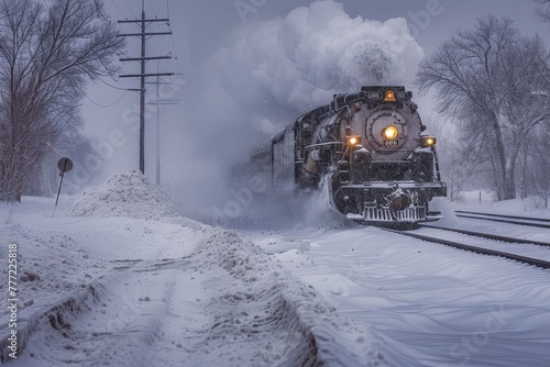 Snow Showdown: Steam-Powered Plows Vs. Mother Nature