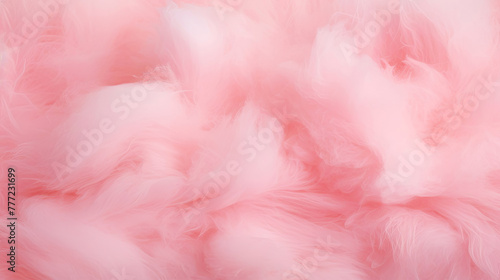 Soft Pink Cotton Candy Texture  Sweet Candyfloss Background