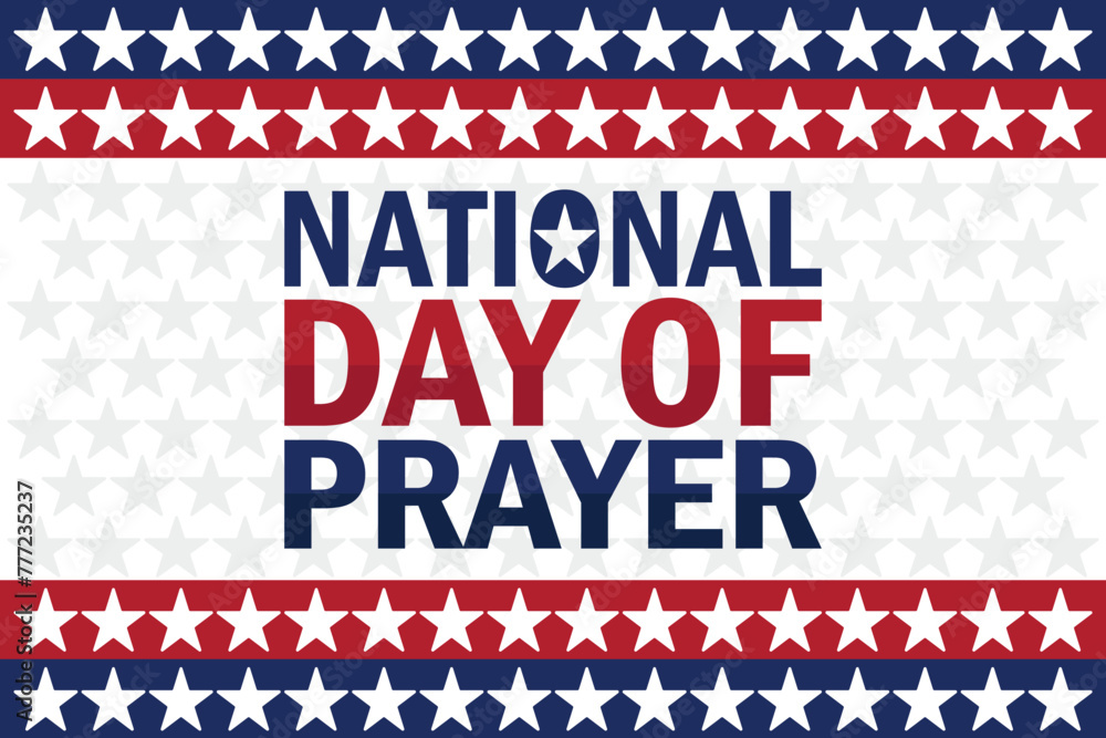 National Day of Prayer wallpaper with shapes and typography. National Day of Prayer, background