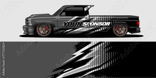 Fotografie Car wrap decal designs
