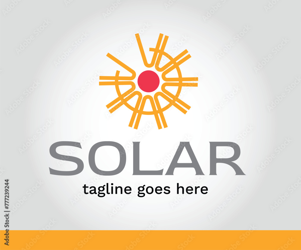Solar Energy Logo Template Solar Energy Logo Template