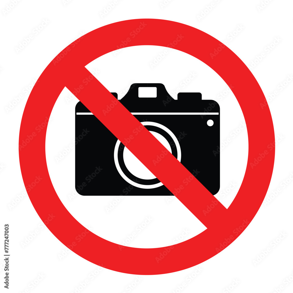do not use camera sign prohibition and warning take photo not allowed illustration do not use camera sign prohibition and warning take photo not allowed illustration