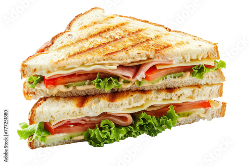 Club Sandwich isolated on transparent background