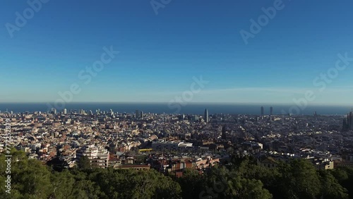 Wallpaper Mural Barcelona, España, vistas aéreas. Torontodigital.ca
