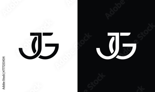 J G Letter Business logo icon, letter j g logo photo