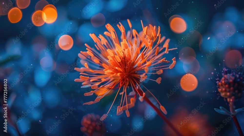 Fototapeta premium Fireworks display. Generative AI