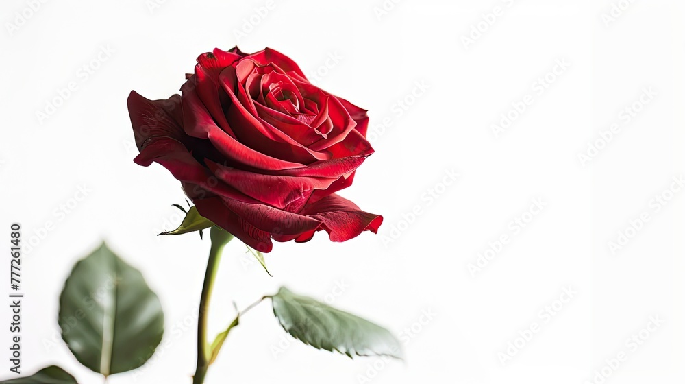 Fototapeta premium Red rose. Generative AI