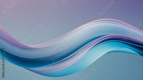 abstract blue and purple gradient wave background