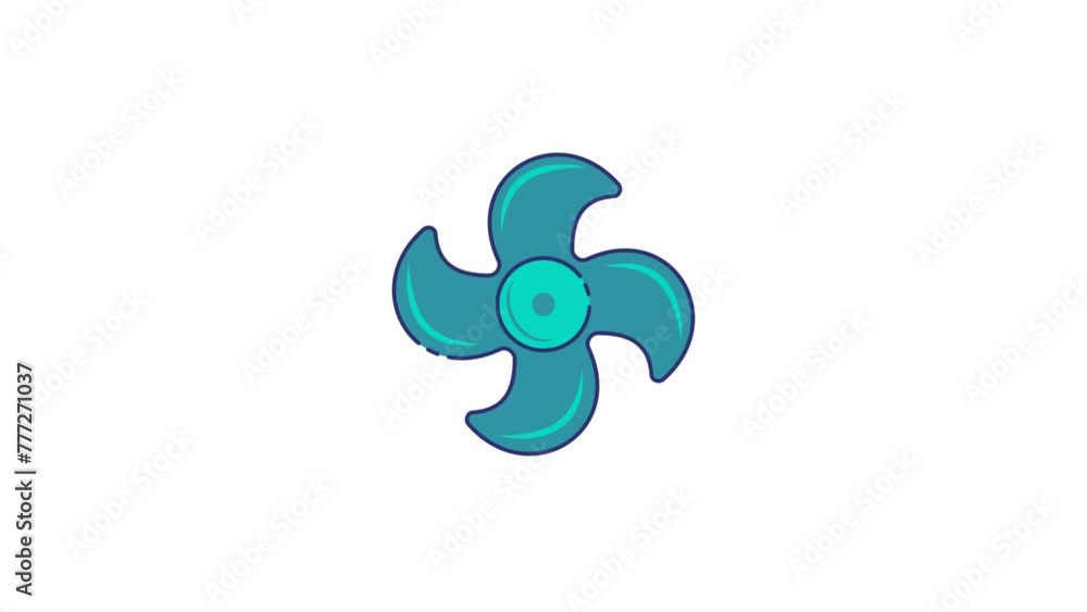 ship propeller icon animation video for nautical element set, isolated part sign motion graphic design ship propeller icon animation video for nautical element set, isolated part sign motion graphic design