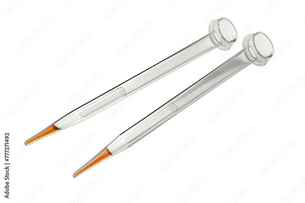 Pipette Tips isolated on transparent background