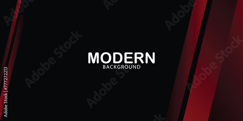 Abstract modern red background with geometric shape