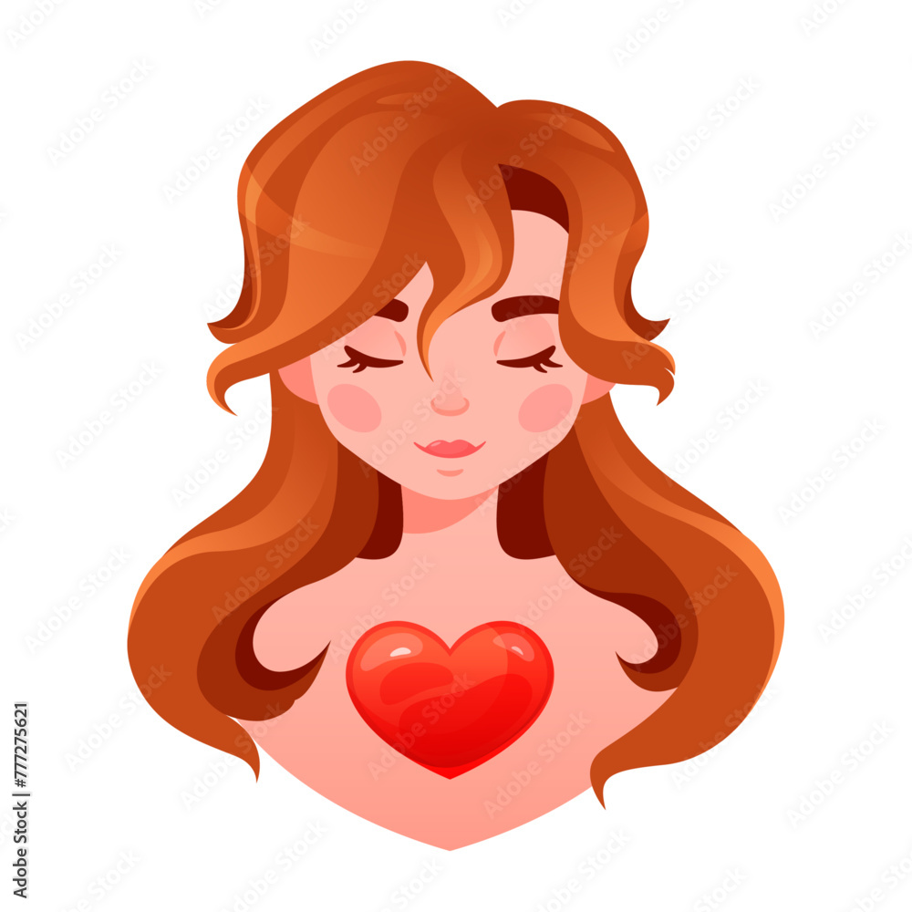 Love yourself. Love your body and mind. Make time for yourself. Be happy and feeling bliss, harmony, positive emotion, confidence. Colored vector cartoon illustration Love yourself. Love your body and mind. Make time for yourself. Be happy and feeling bliss, harmony, positive emotion, confidence. Colored vector cartoon illustration