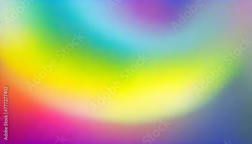Abstract Holographic Blur  Color Gradient Circle