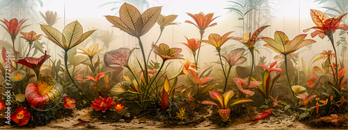 Tropical fish in aquarium  vibrant underwater life  nature and aquatic animal theme