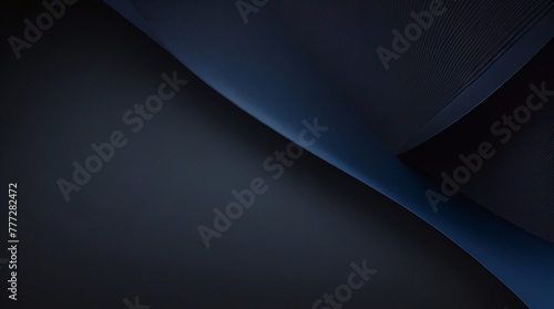 El azul y el negro abstractos son un patrón claro con el degradado con textura de metal de pared de piso, tecnología suave, fondo diagonal, negro, oscuro, limpio, moderno. photo